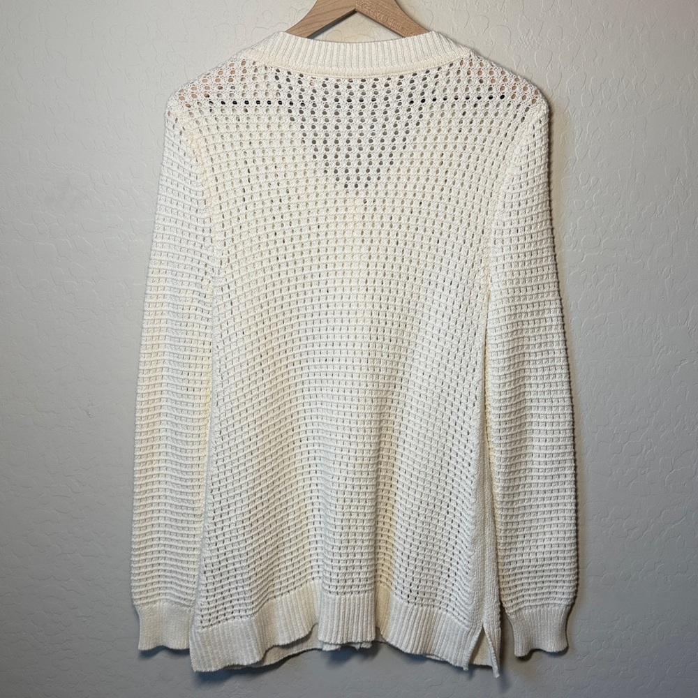 Soft Surroundings Cable Knit Button Down Cardigan… - image 6